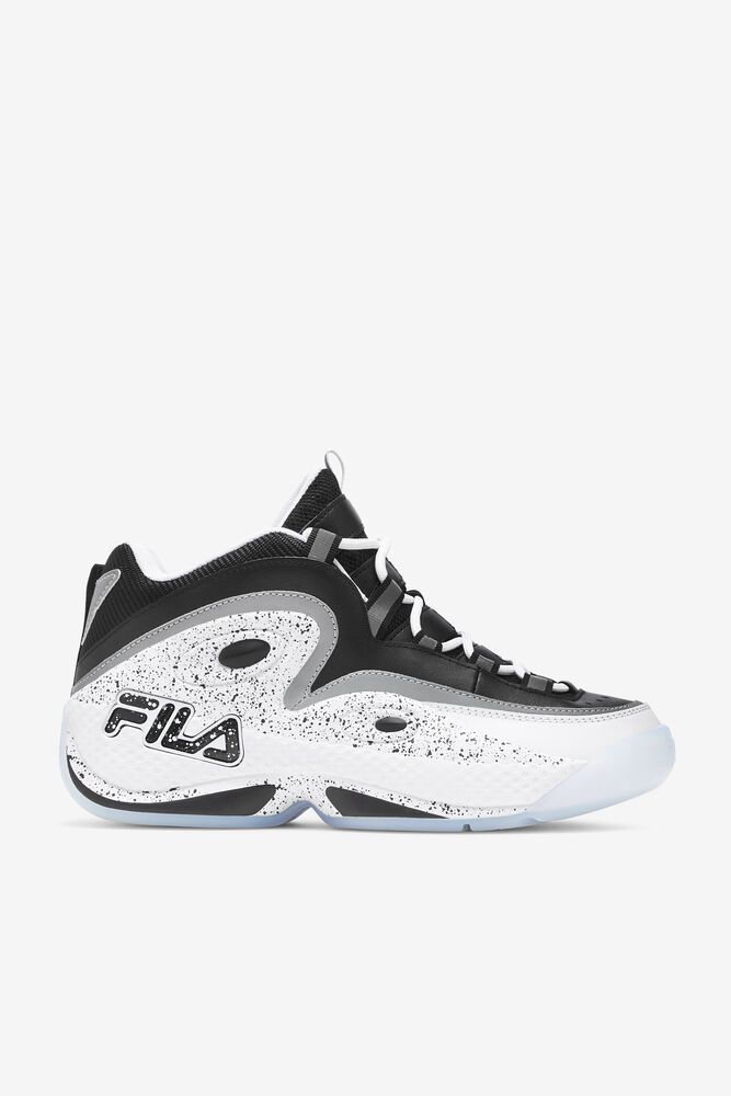 Fila Trainers Mens Black/White Grant Hill 3 - Ireland 12059-ZVFN